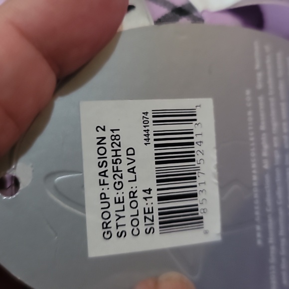 Greg Norman Purple Plaid skort 14 golf resort sporty golf club skirt short - Picture 6 of 8